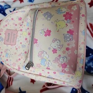 Sanrio Pink and Cream Mini Backpack